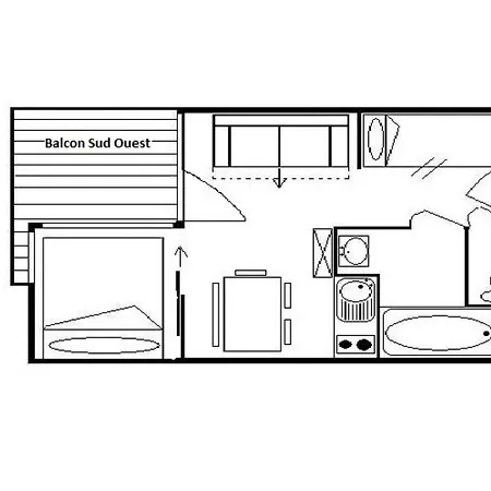 Cosy 4 Pers, Aux Pieds, Balcon Sud-ouest - Fr-1-344-919 *